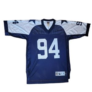 REEBOK DeMarcus Ware Dallas Cowboys Classic Throwback Jersey Men's Size Large.